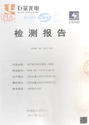 OPGW检测报告